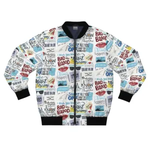 1989 Taylor Swift Album Art Bomber Jacket