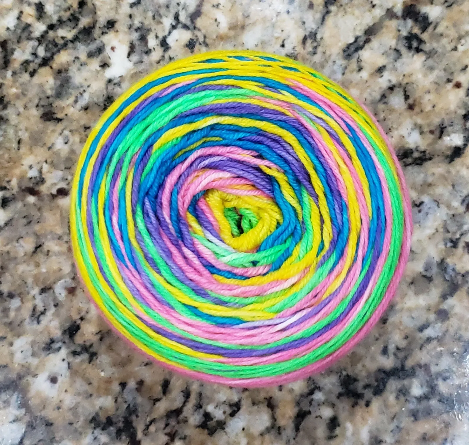 5 Rainbow Sherbet - Self-Striping - MS Sock 100