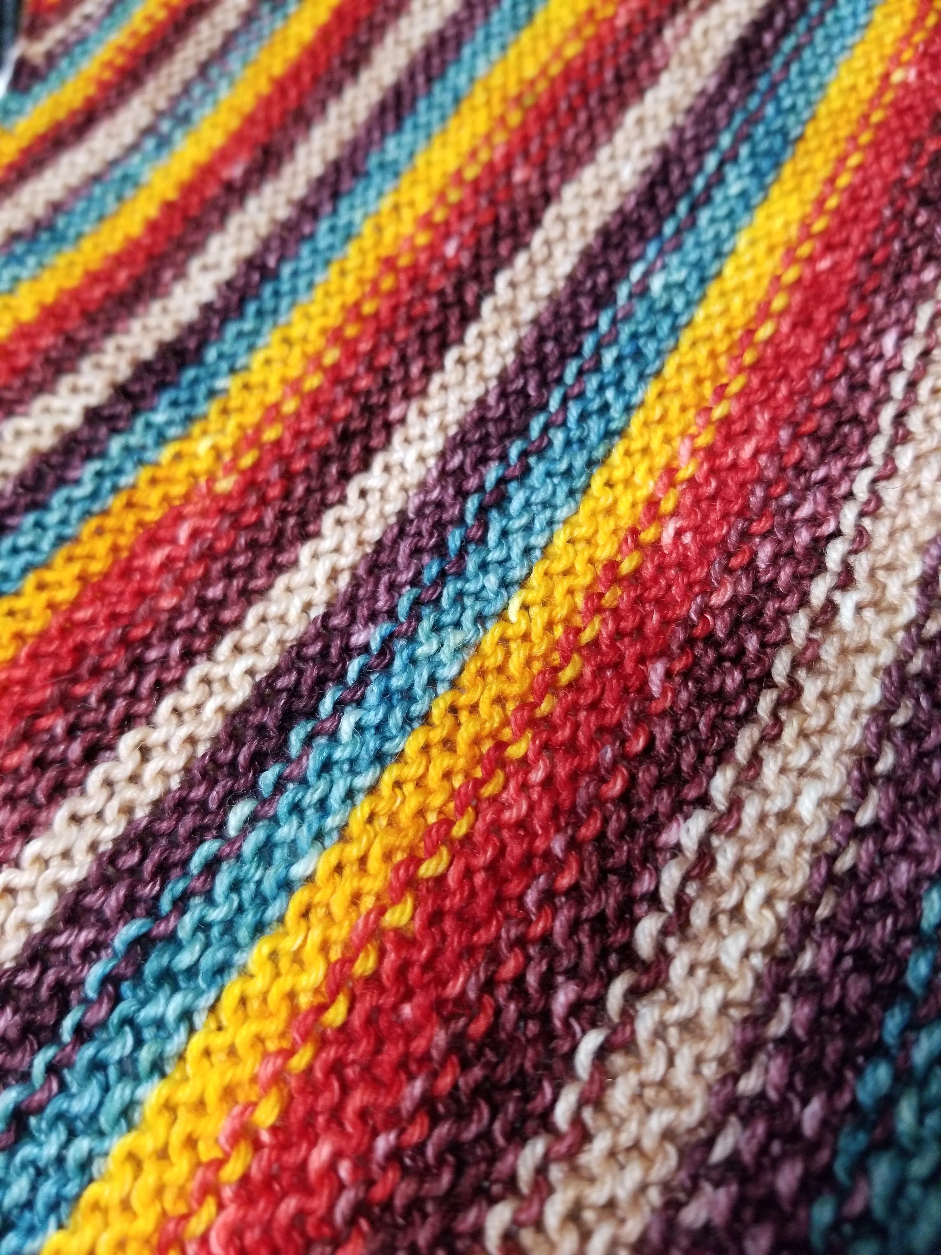 6 Fall Foliage - Self-Striping - MS Sock 100