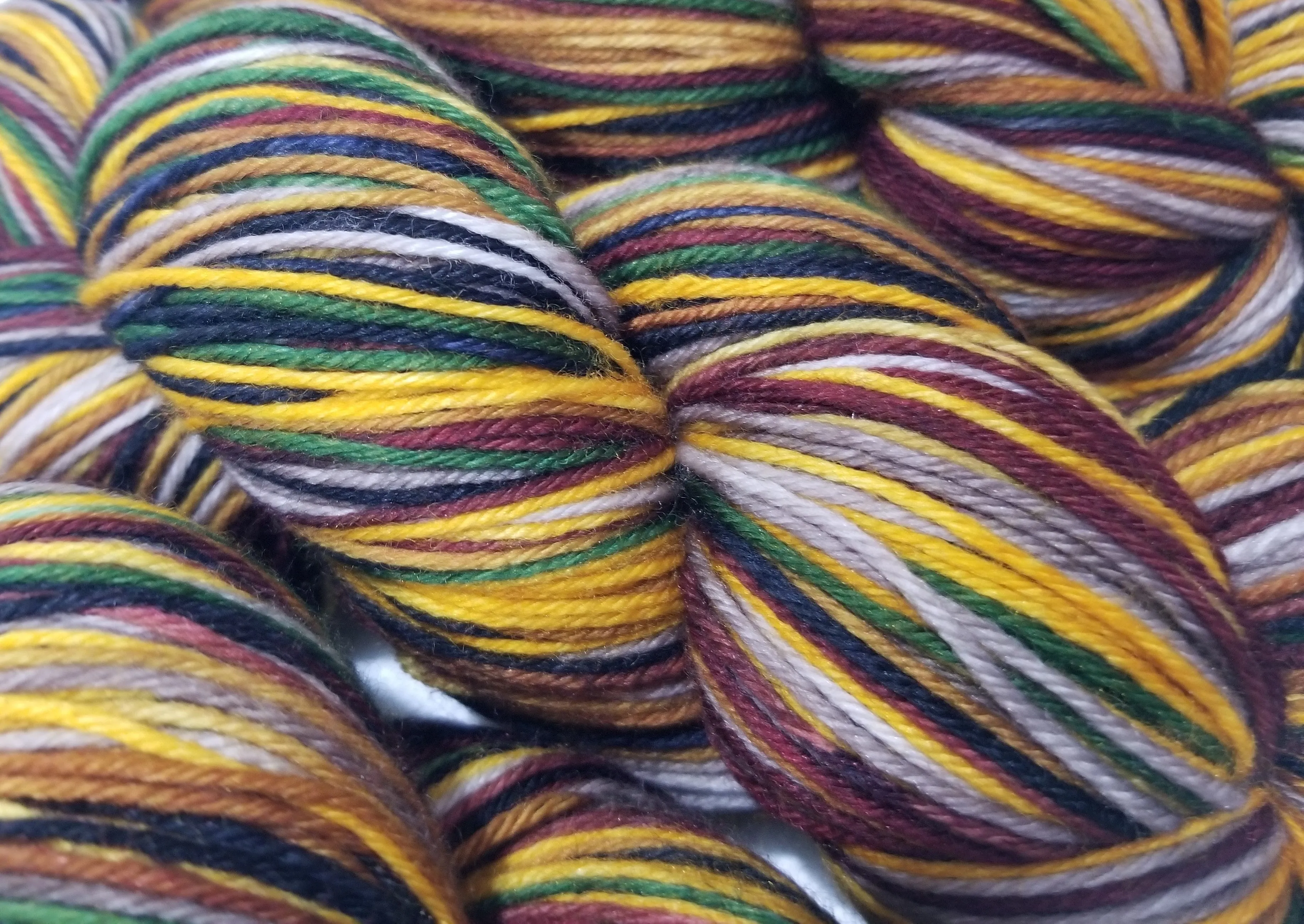 6 Indian Corn - Self-Striping - MS Sock 100