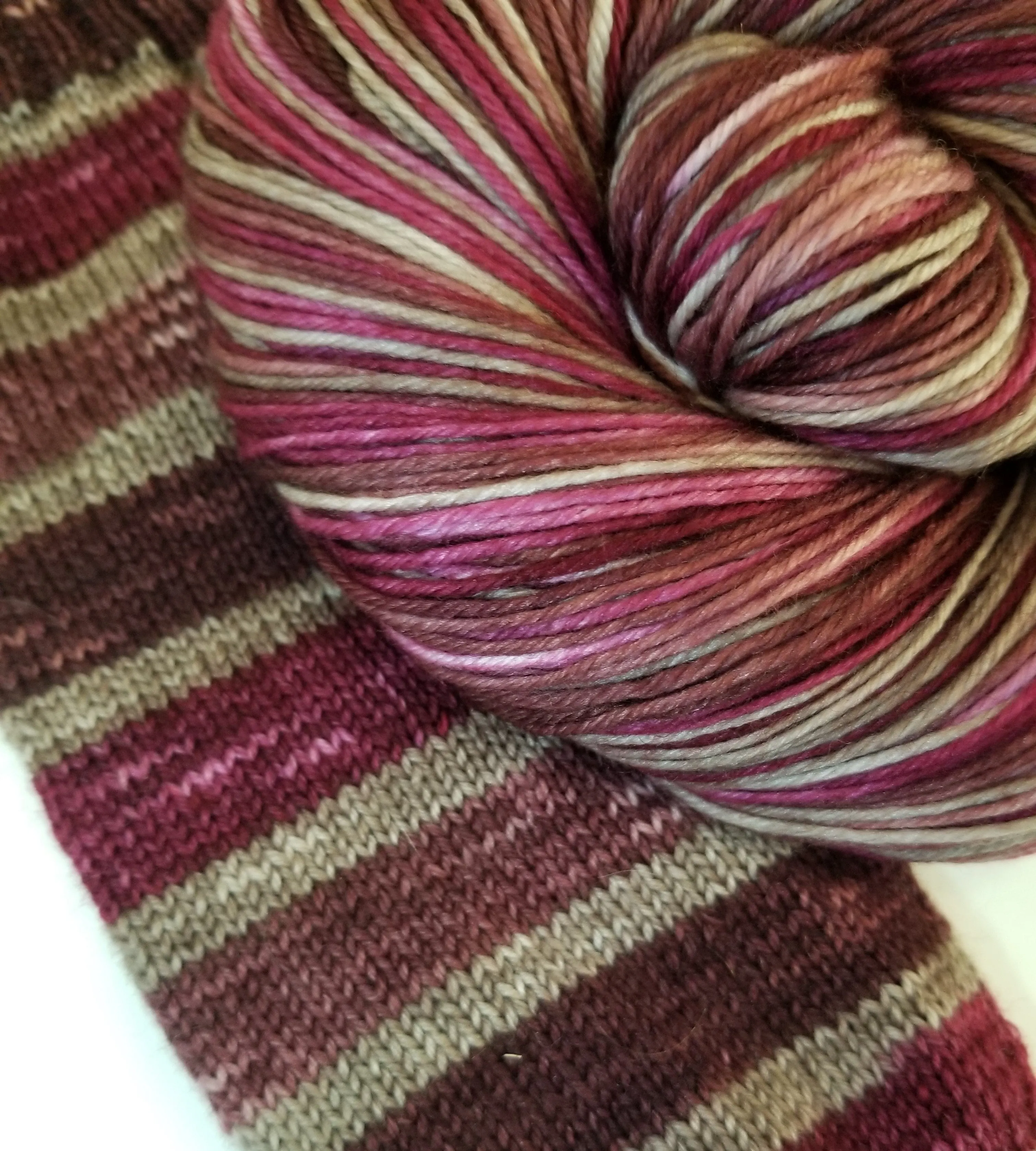6  Ivy League - Self-Striping - MS Sock 100