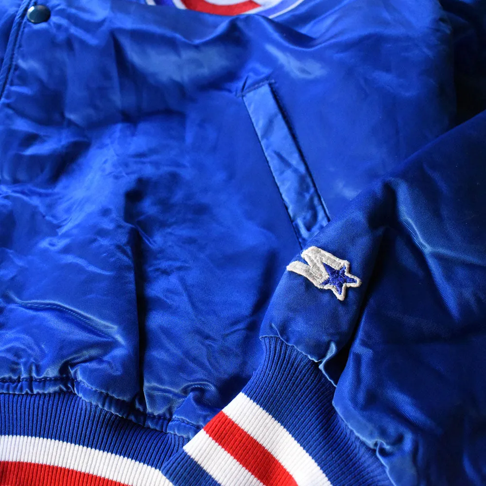 80's STARTER “MLB CHICAGO CUBS” ナイロン アワードジャケット 250104