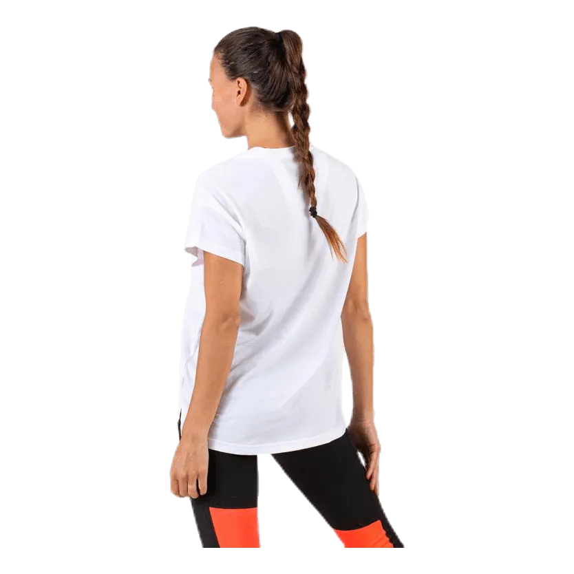 Active Logo Tee White/Black