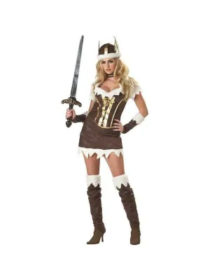 Adult Deluxe Sexy Viking Vixen Costume