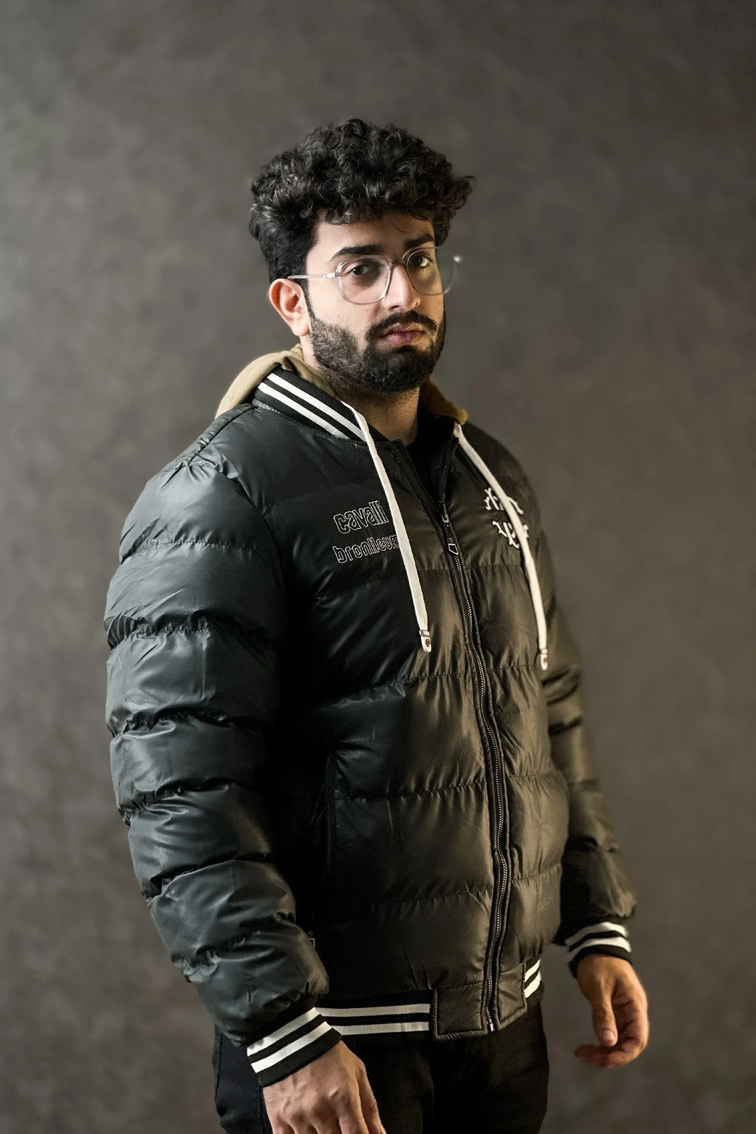 Aether Black Double Sided Puffer Jacket - 1124106