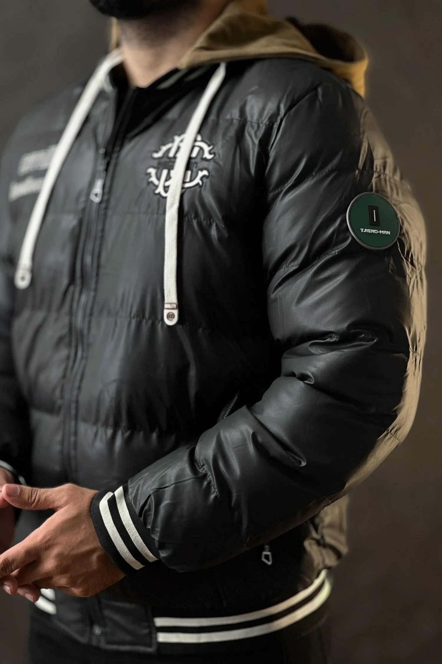 Aether Black Double Sided Puffer Jacket - 1124106