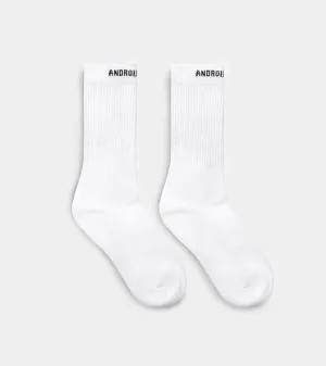 AH Crew Sock | White AHA231-06
