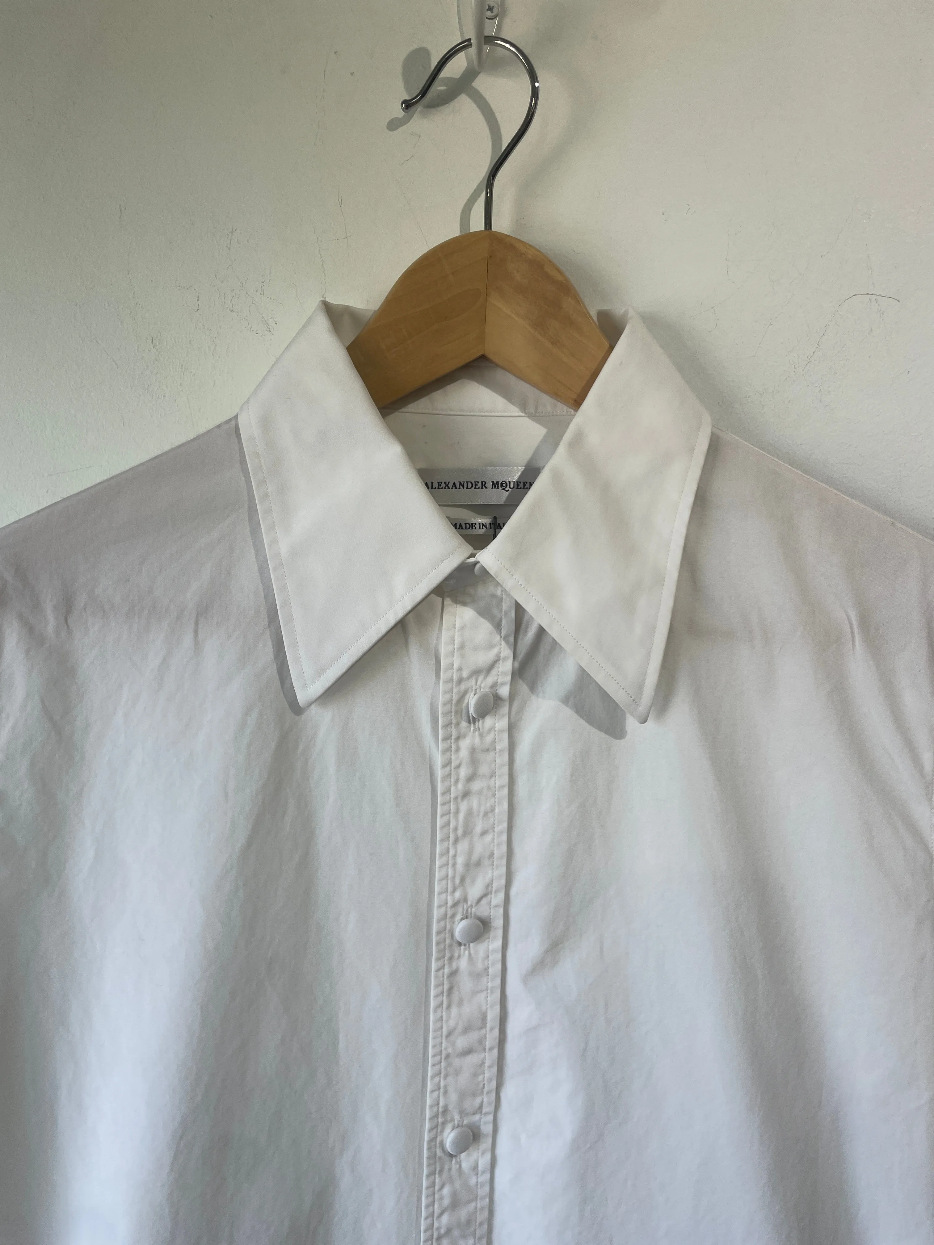 Alexander McQueen White Tuxedo Shirt