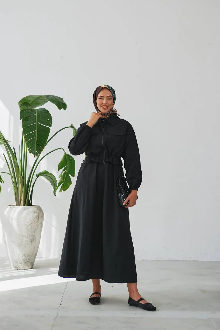 Anna Waterproof Women Dress with Long Sleeve