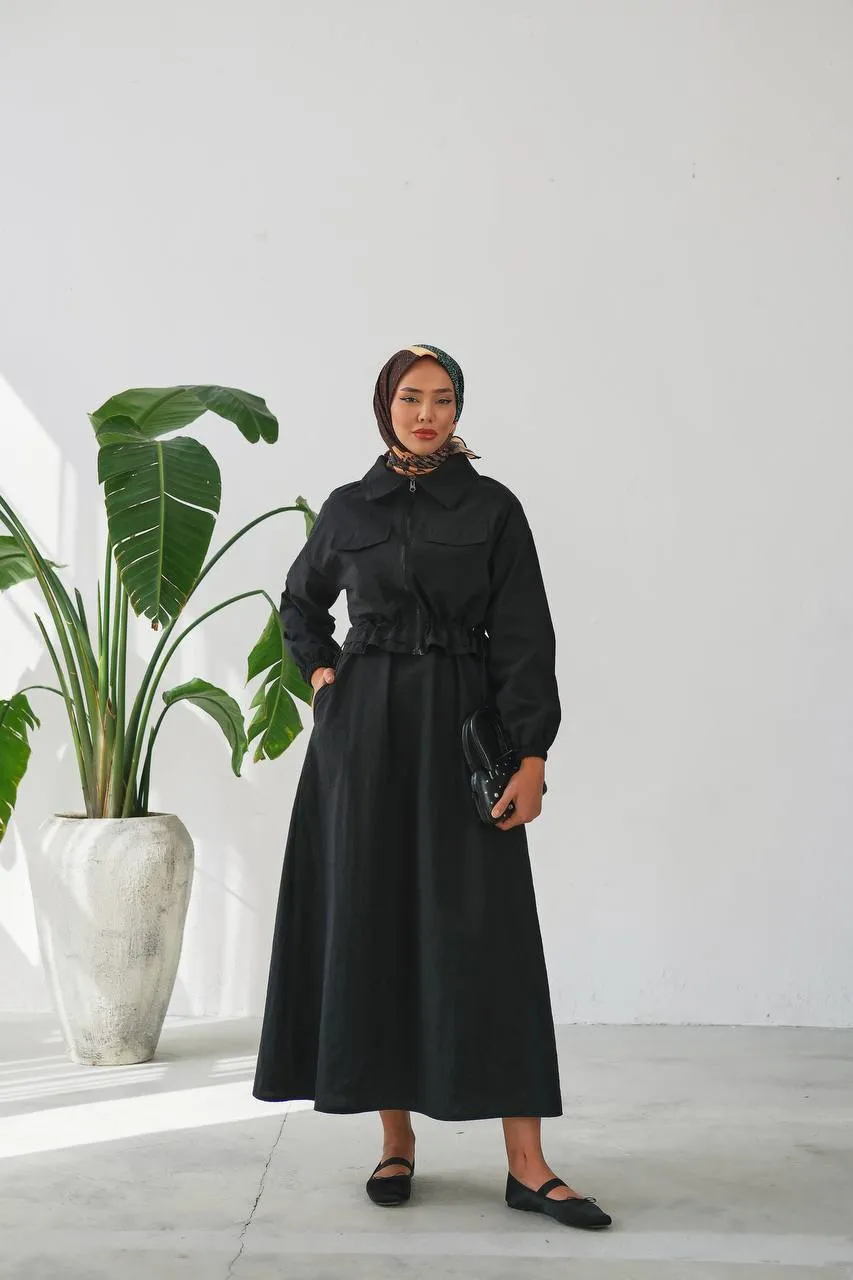 Anna Waterproof Women Dress with Long Sleeve