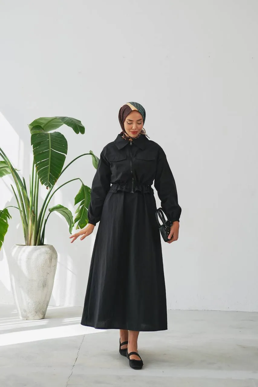 Anna Waterproof Women Dress with Long Sleeve