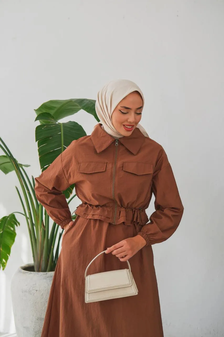 Anna Waterproof Women Dress with Long Sleeve