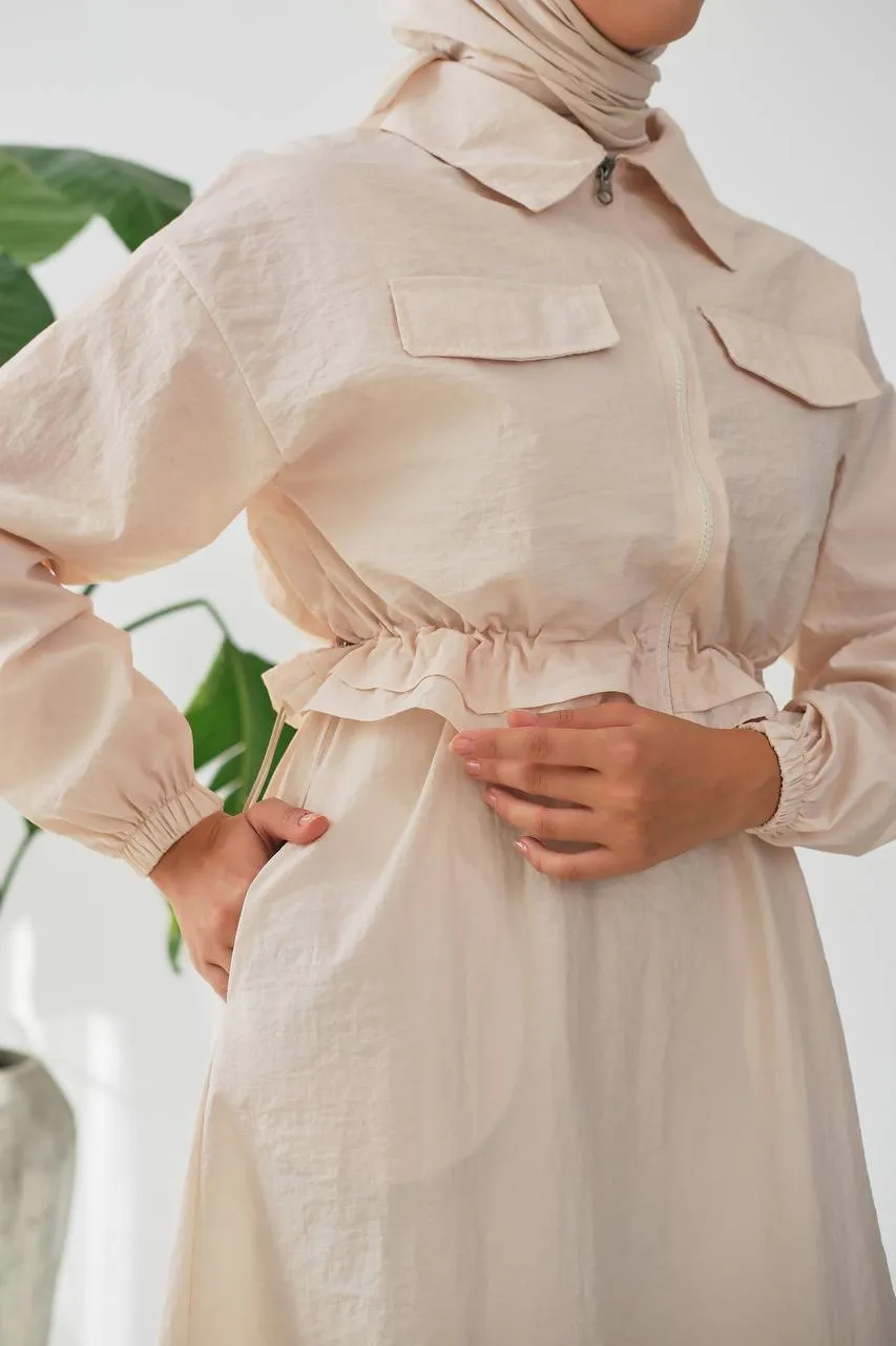 Anna Waterproof Women Dress with Long Sleeve