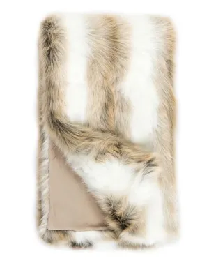 Arctic Fox Faux Fur Throw by Fabulous Furs | Limited Edition