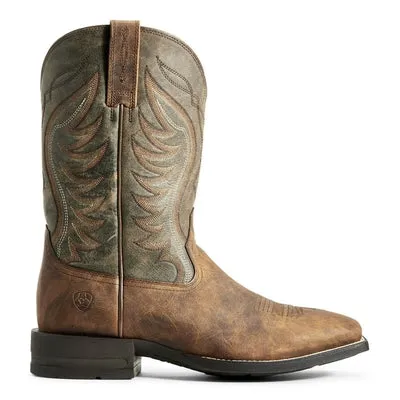 Ariat Men's Sorrel Crunch & Army Green Amos Boots 10029688