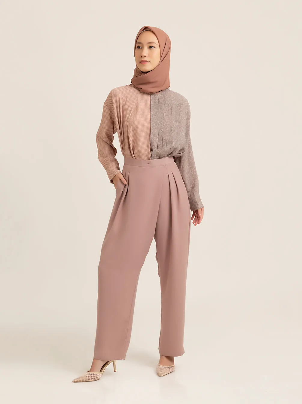 AVON PANTS DUSTY ROSE