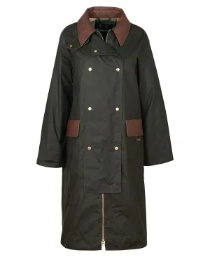 Barbour Vaxjakki - Dömu - Bearden Wax - Archive Olive/Ancient