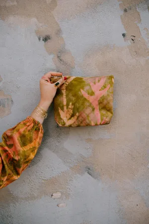 Batik Zipper Clutch - Paradise