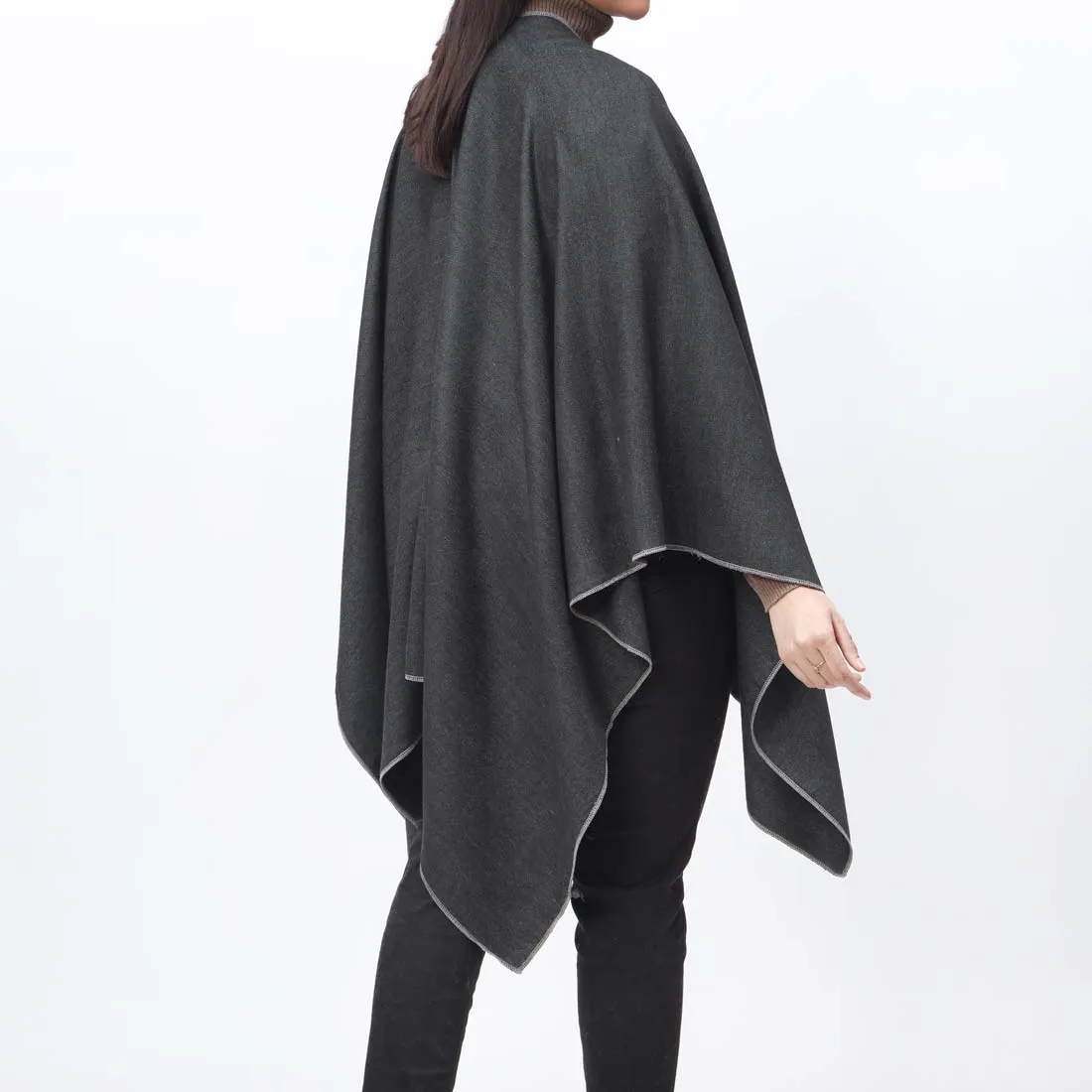 Black Cape Shawl PW9807