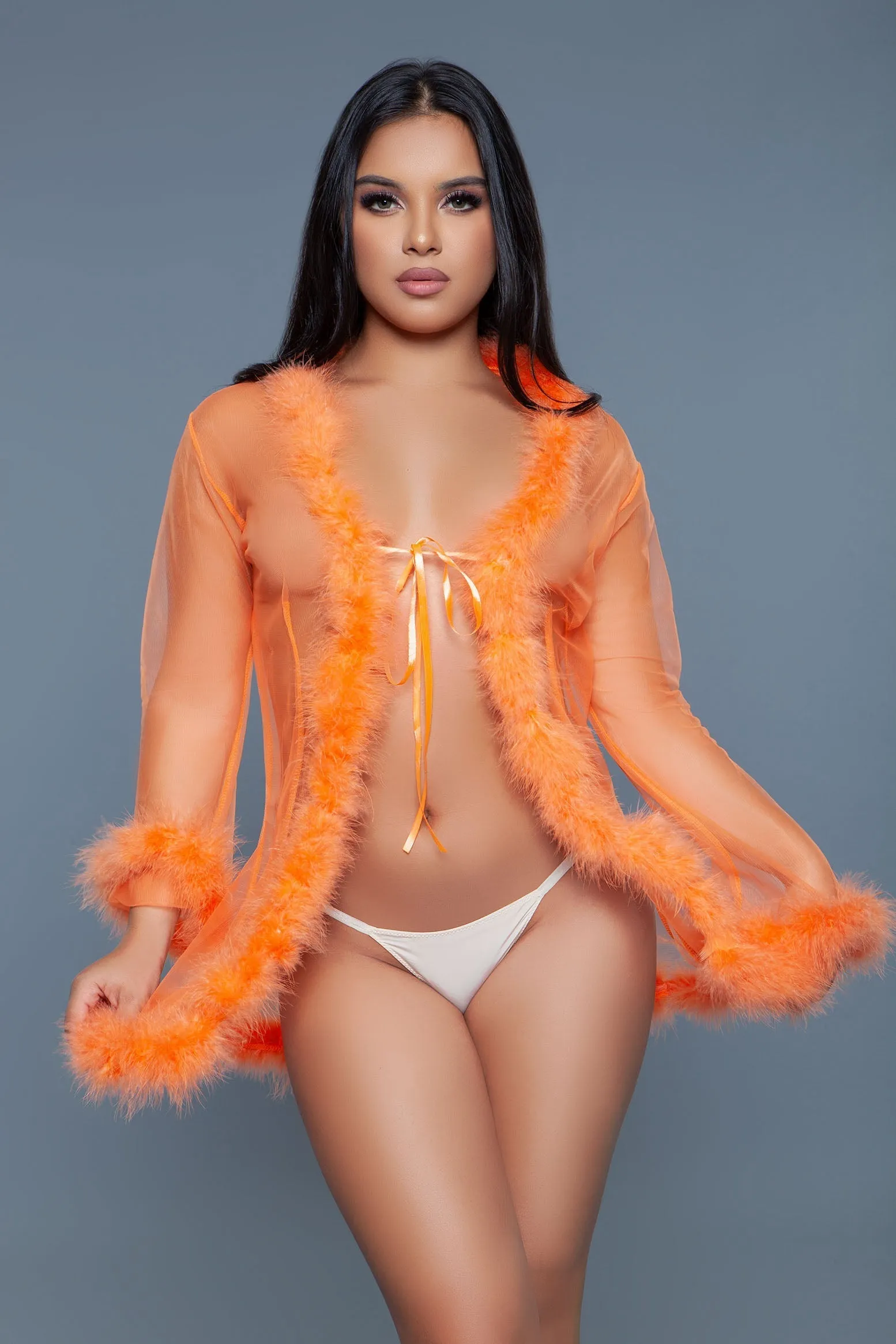 Bou Short Chiffon Robe