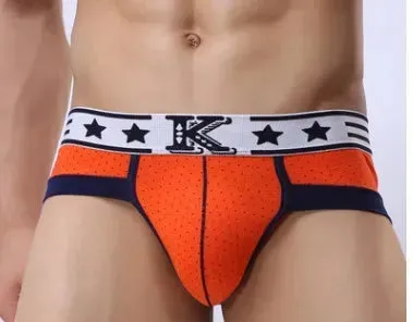 Breathable Cotton Brief Thong underwear panties Men