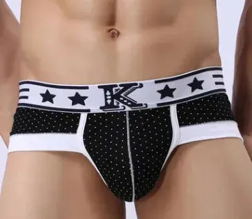 Breathable Cotton Brief Thong underwear panties Men