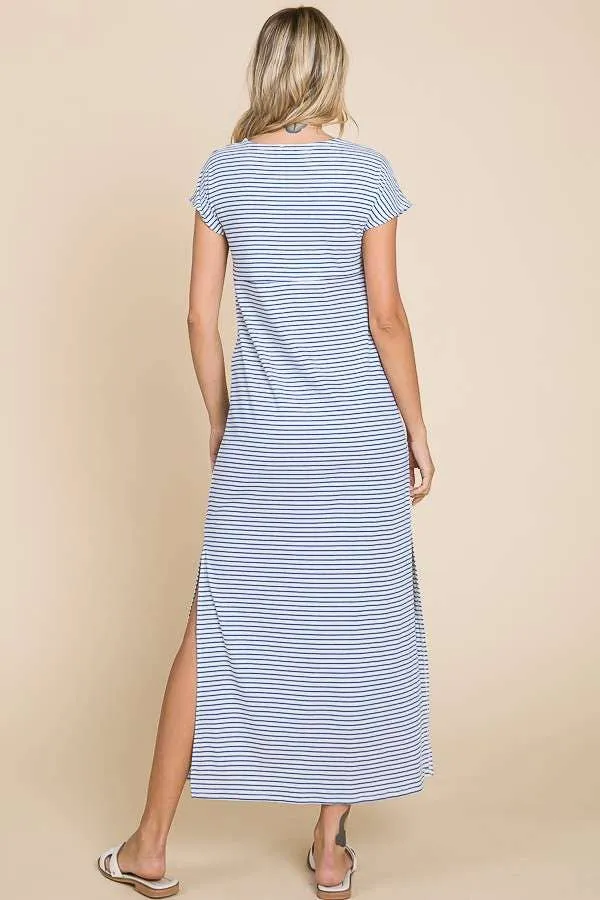 Cabana Days Maxi Striped Dress