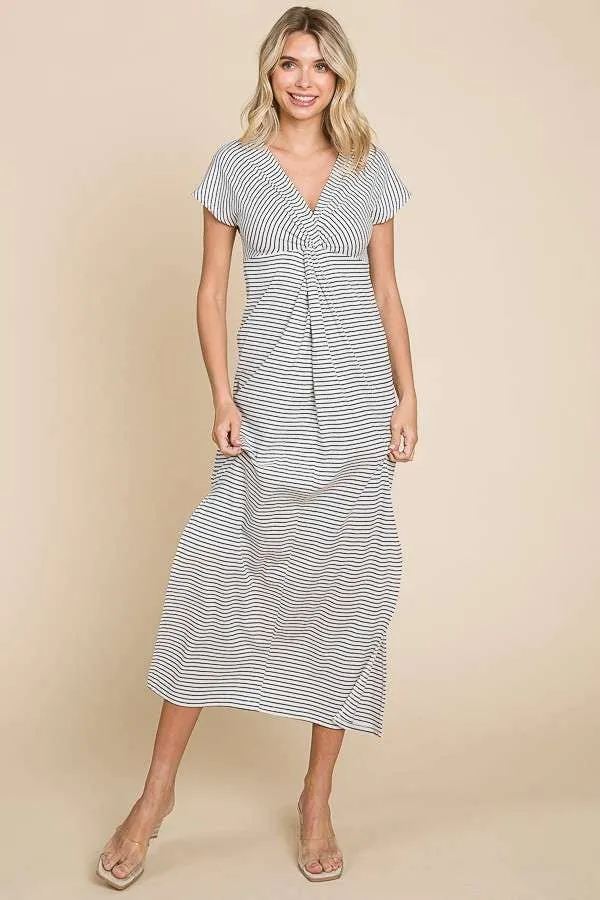 Cabana Days Maxi Striped Dress