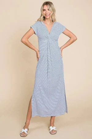 Cabana Days Maxi Striped Dress