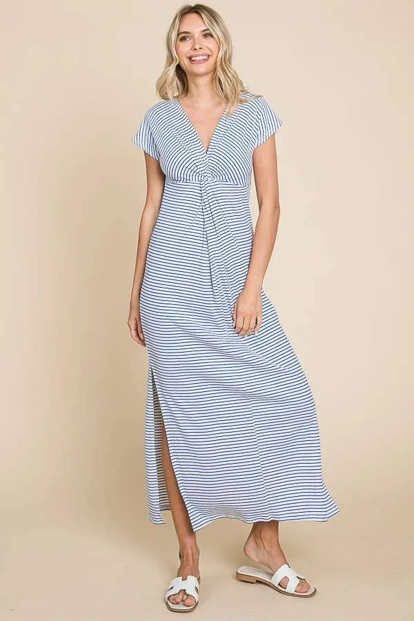 Cabana Days Maxi Striped Dress