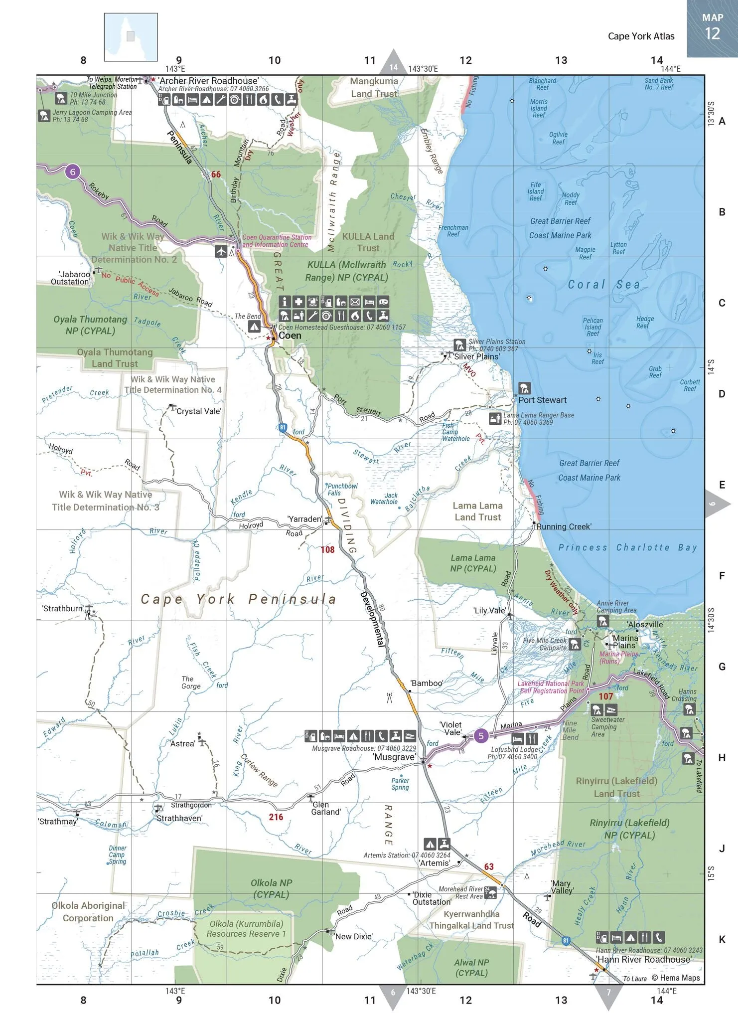 Cape York Atlas & Guide Hema