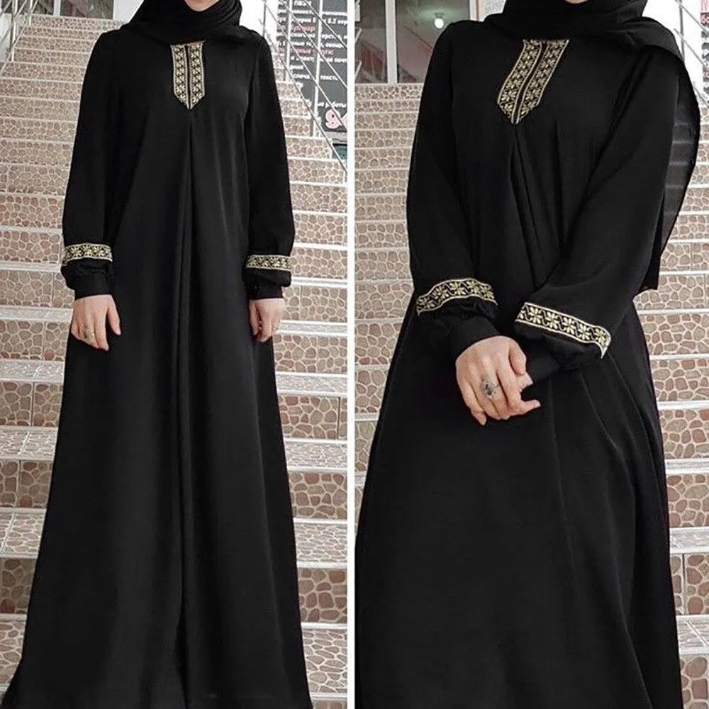 Casual Ramadan Kaftan Maxi Dress