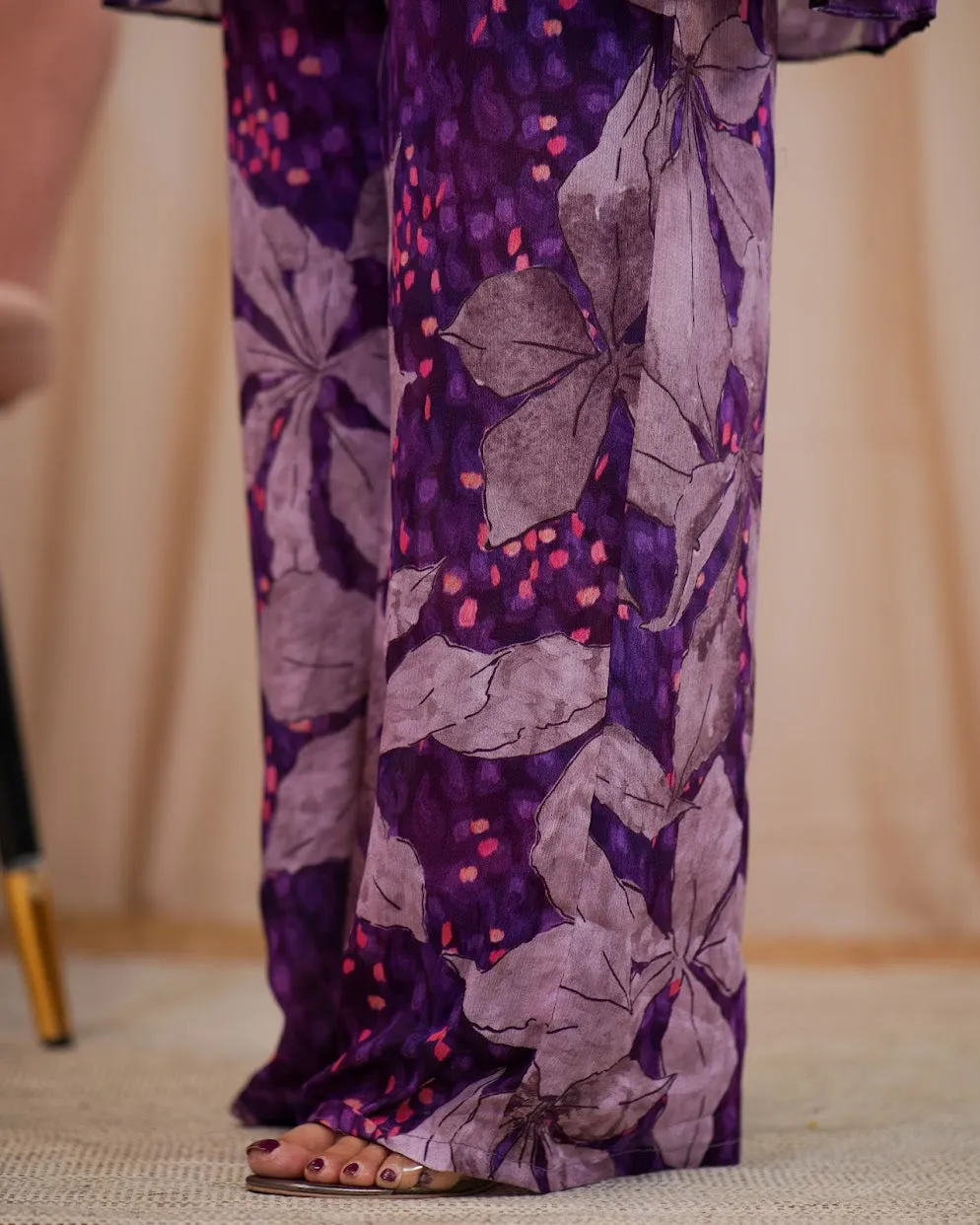 Chinnon Floral Indowestern Set