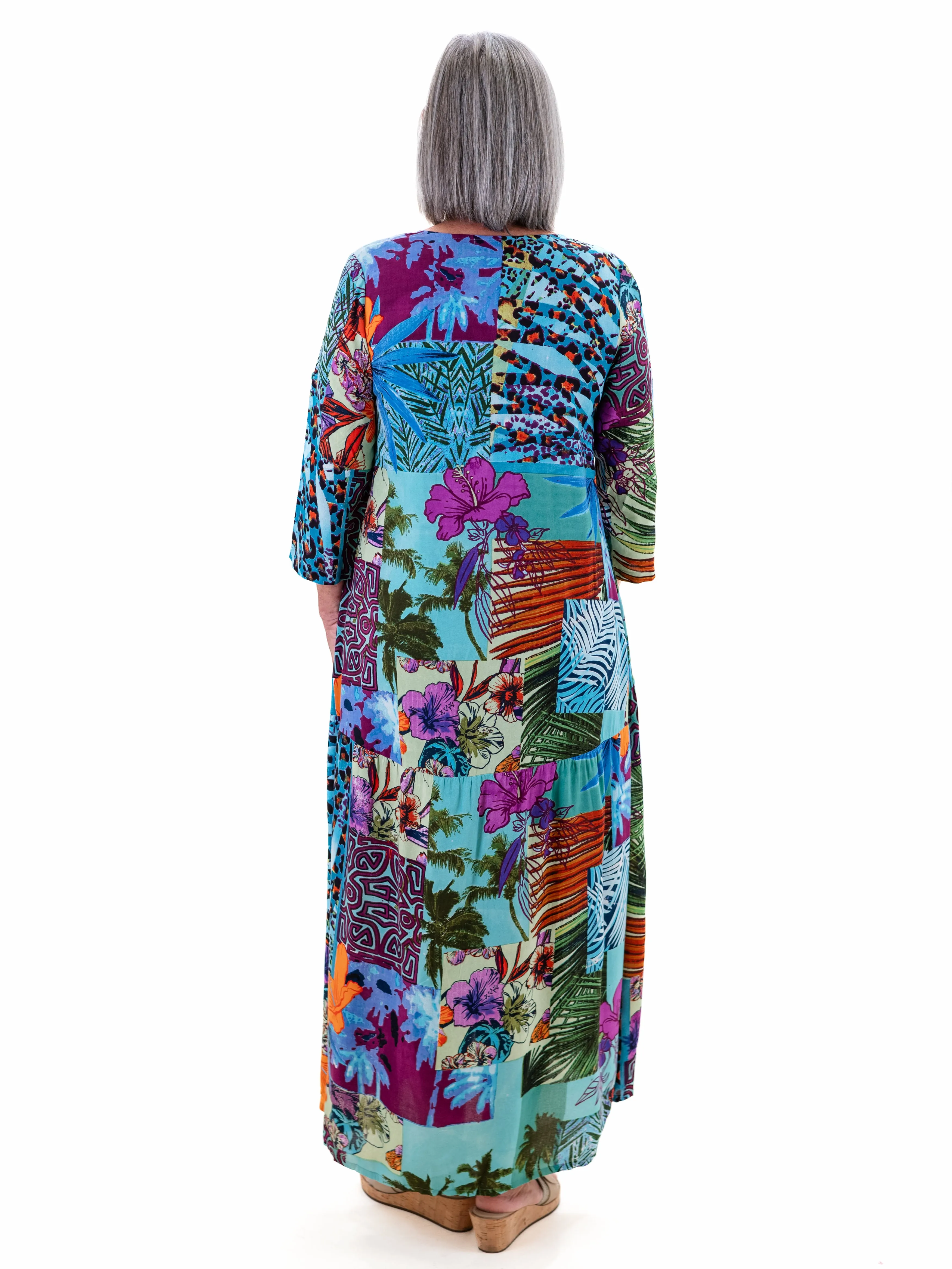 Chopin Maxi Peak Dress by Orientique