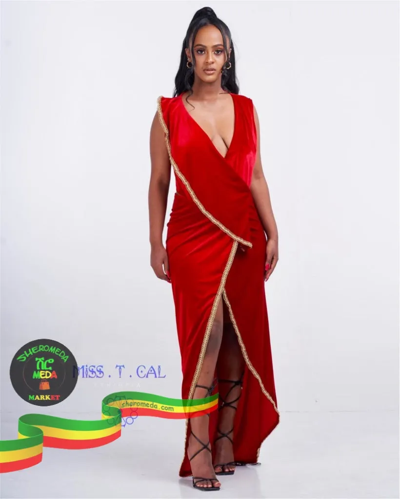 Christmas red Miss T dress