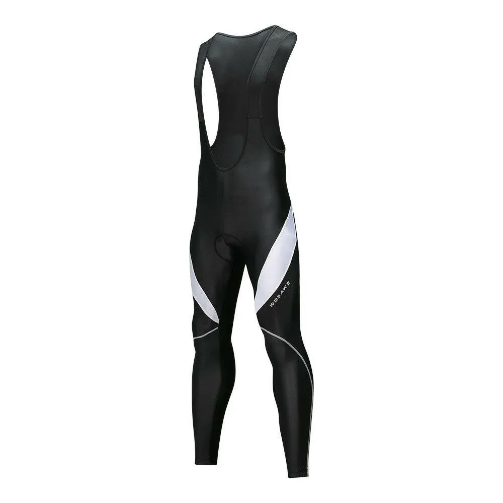 Cycling Bib Trousers Autumn Winter Thermal 3D Gel Padded Cycling Bib Pants Mountain Bike Pants Bicycle Tights