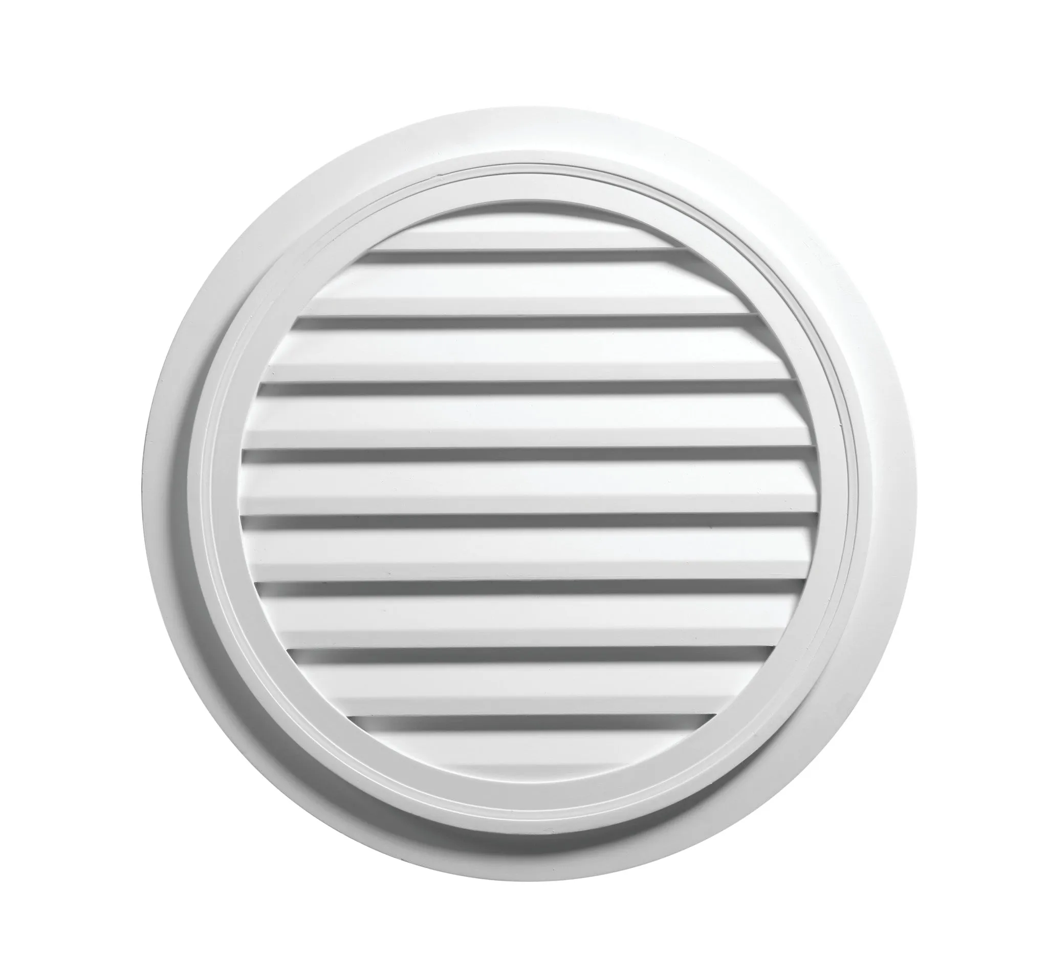 Decorative Louver Round with Flat Trim