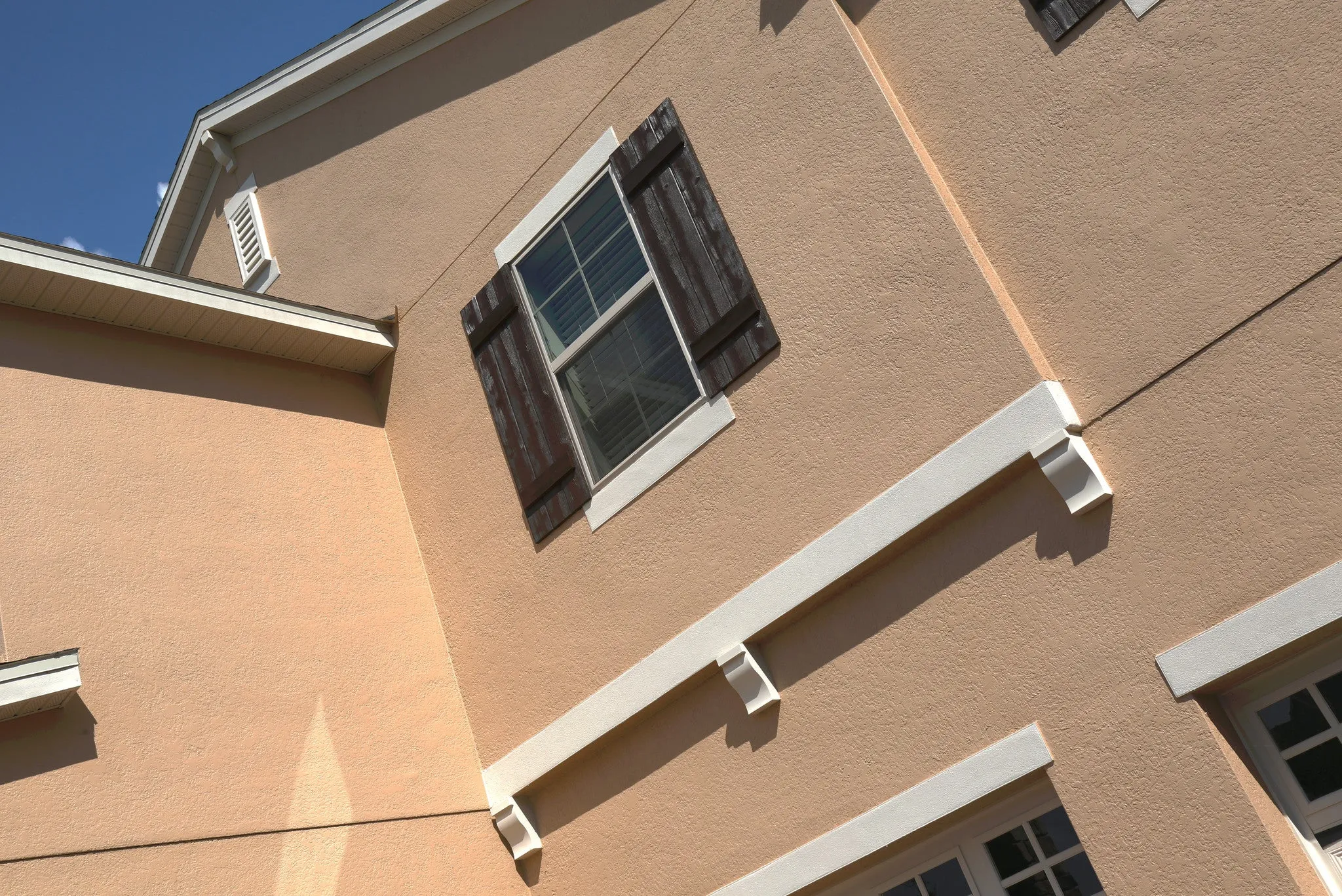 Decorative Louver Vertical with Flat Trim Attached