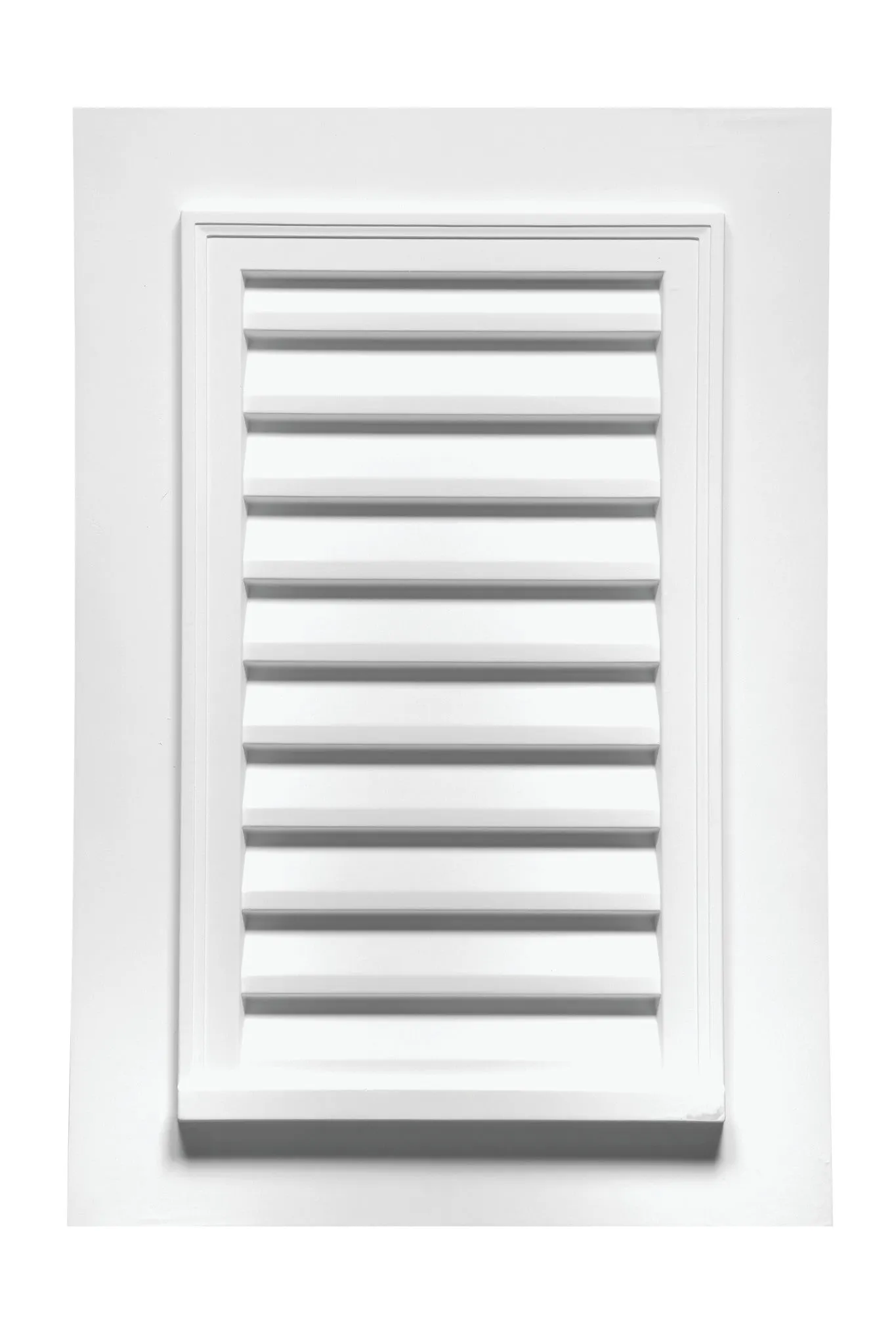 Decorative Louver Vertical with Flat Trim Attached