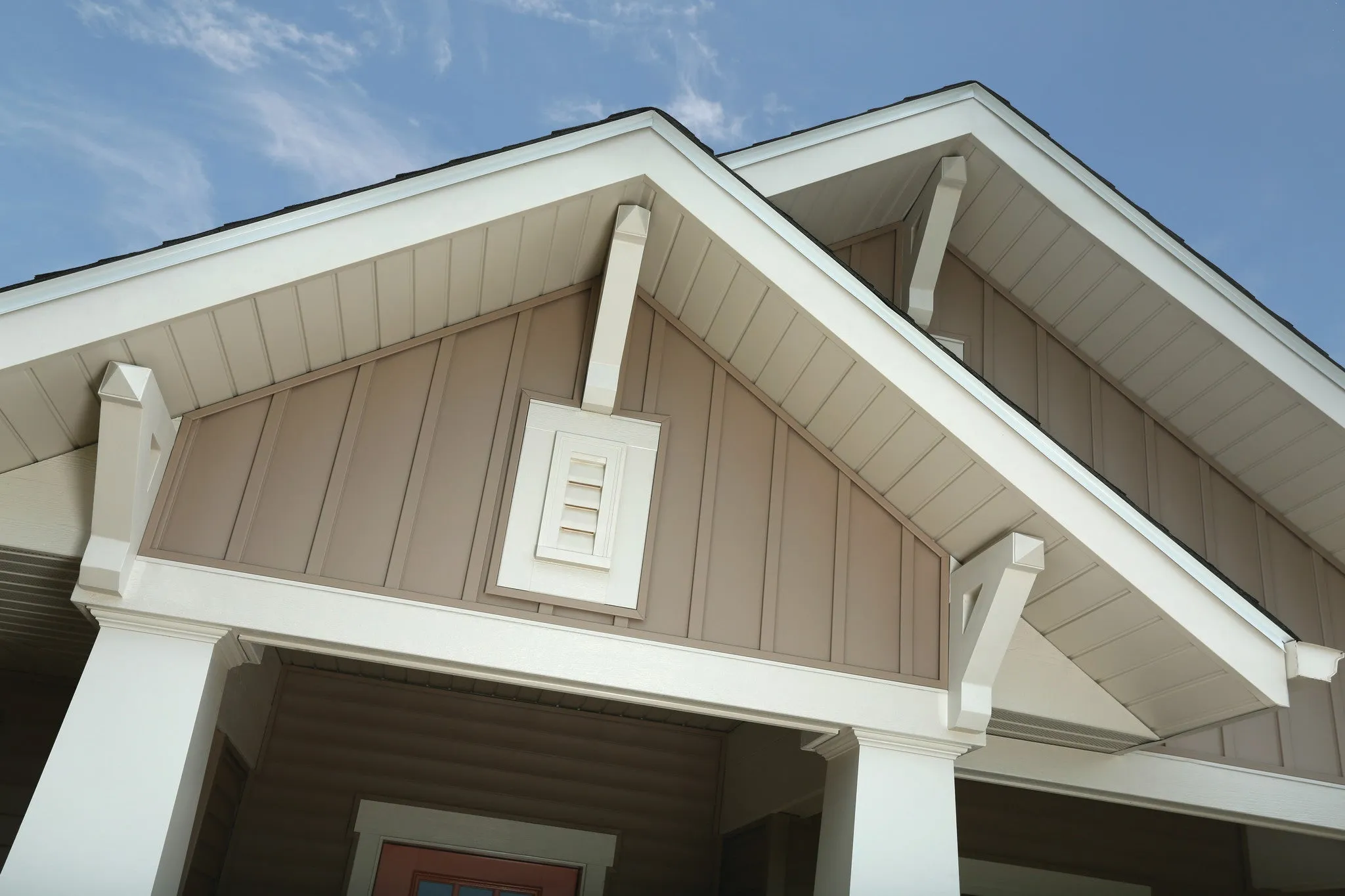 Decorative Louver Vertical with Flat Trim Attached
