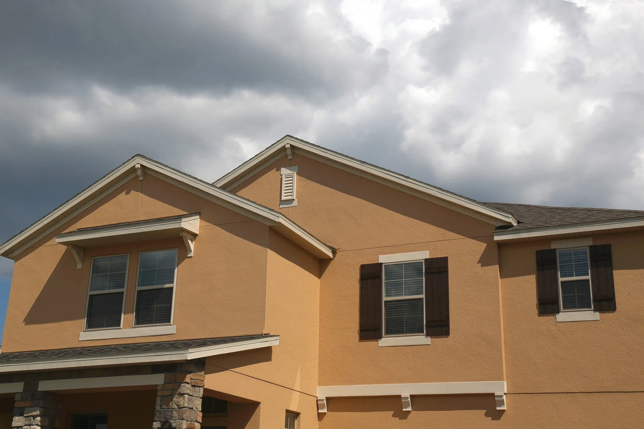 Decorative Louver Vertical with Flat Trim Attached