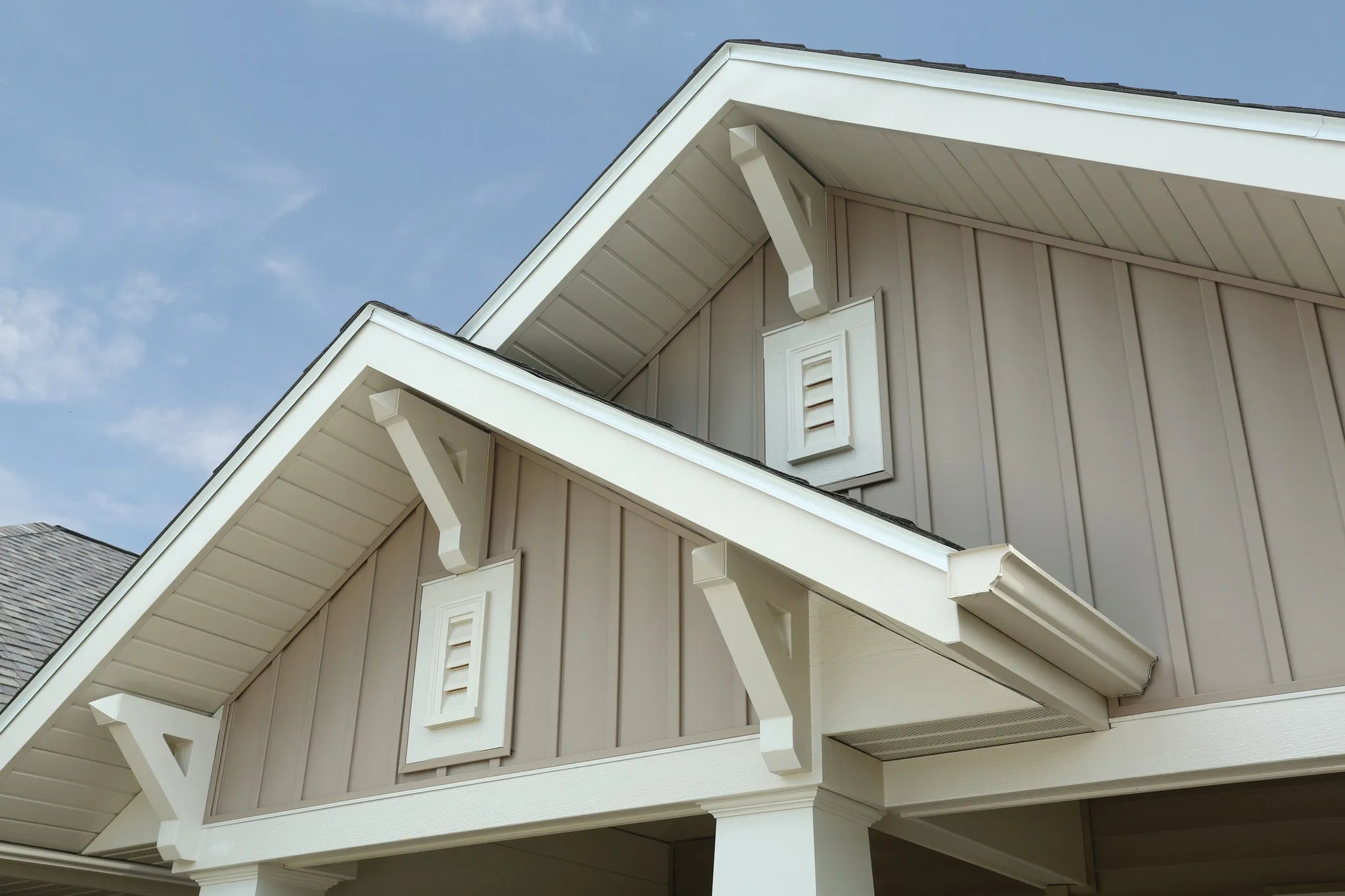 Decorative Louver Vertical with Flat Trim Attached