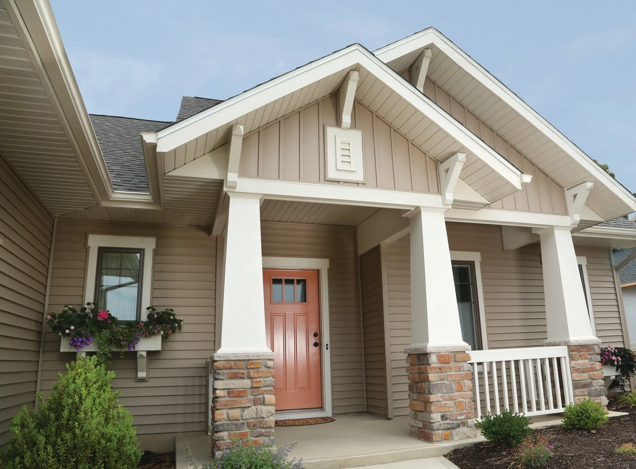 Decorative Louver Vertical with Flat Trim Attached