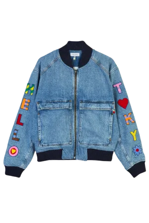 Denim Jacket Den01 Den018a Mid-Blue