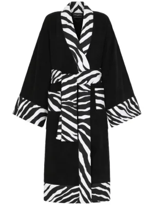 Dolce&amp;Gabbana   Zebra bathrobe 