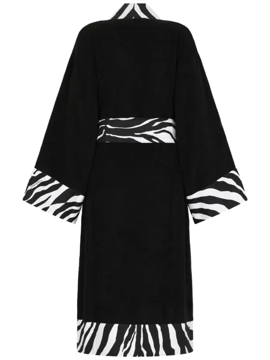 Dolce&amp;Gabbana   Zebra bathrobe 