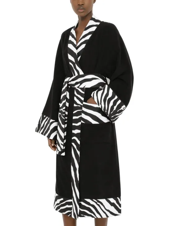Dolce&amp;Gabbana   Zebra bathrobe 