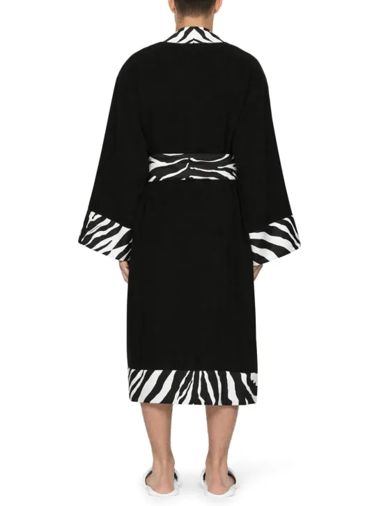 Dolce&amp;Gabbana   Zebra bathrobe 