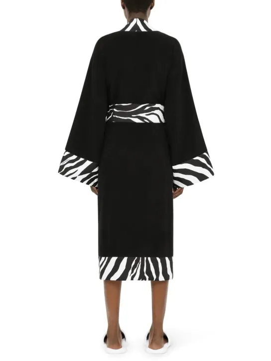 Dolce&amp;Gabbana   Zebra bathrobe 