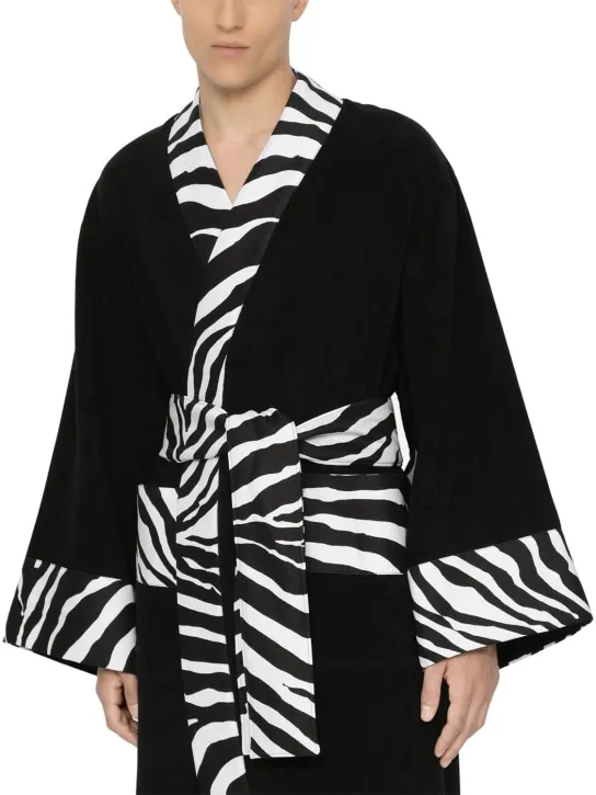 Dolce&amp;Gabbana   Zebra bathrobe 